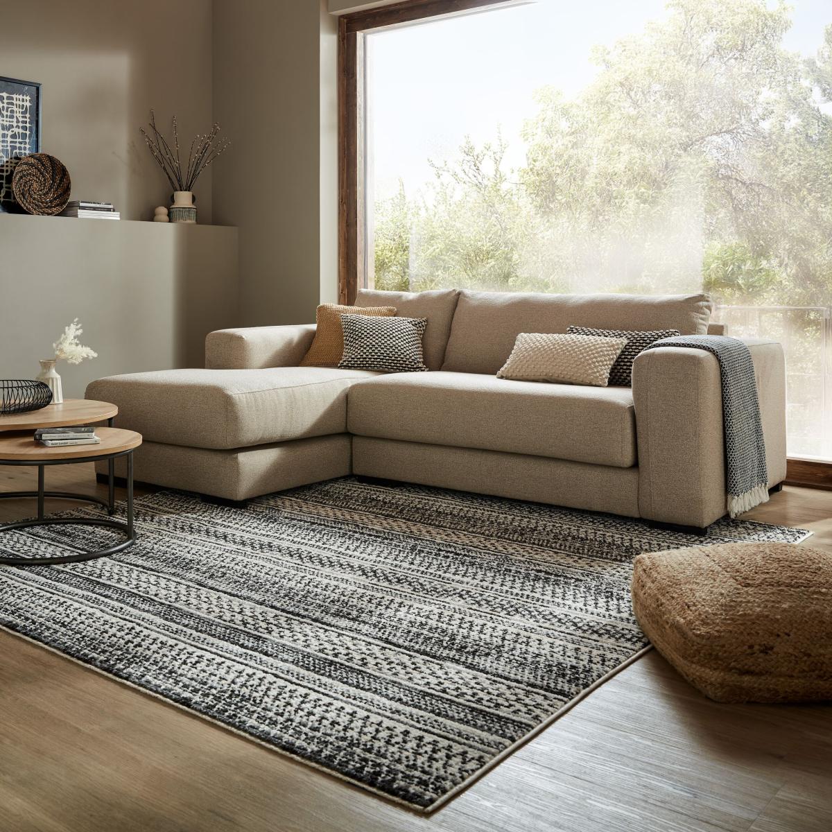 Parker Square Rug Monochrome – image 2