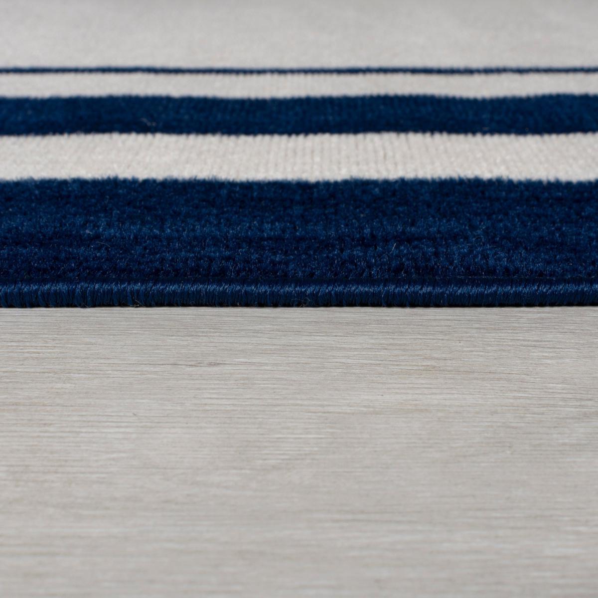 Ives Border Indoor Outdoor Rug Navy (Blue) – image 4