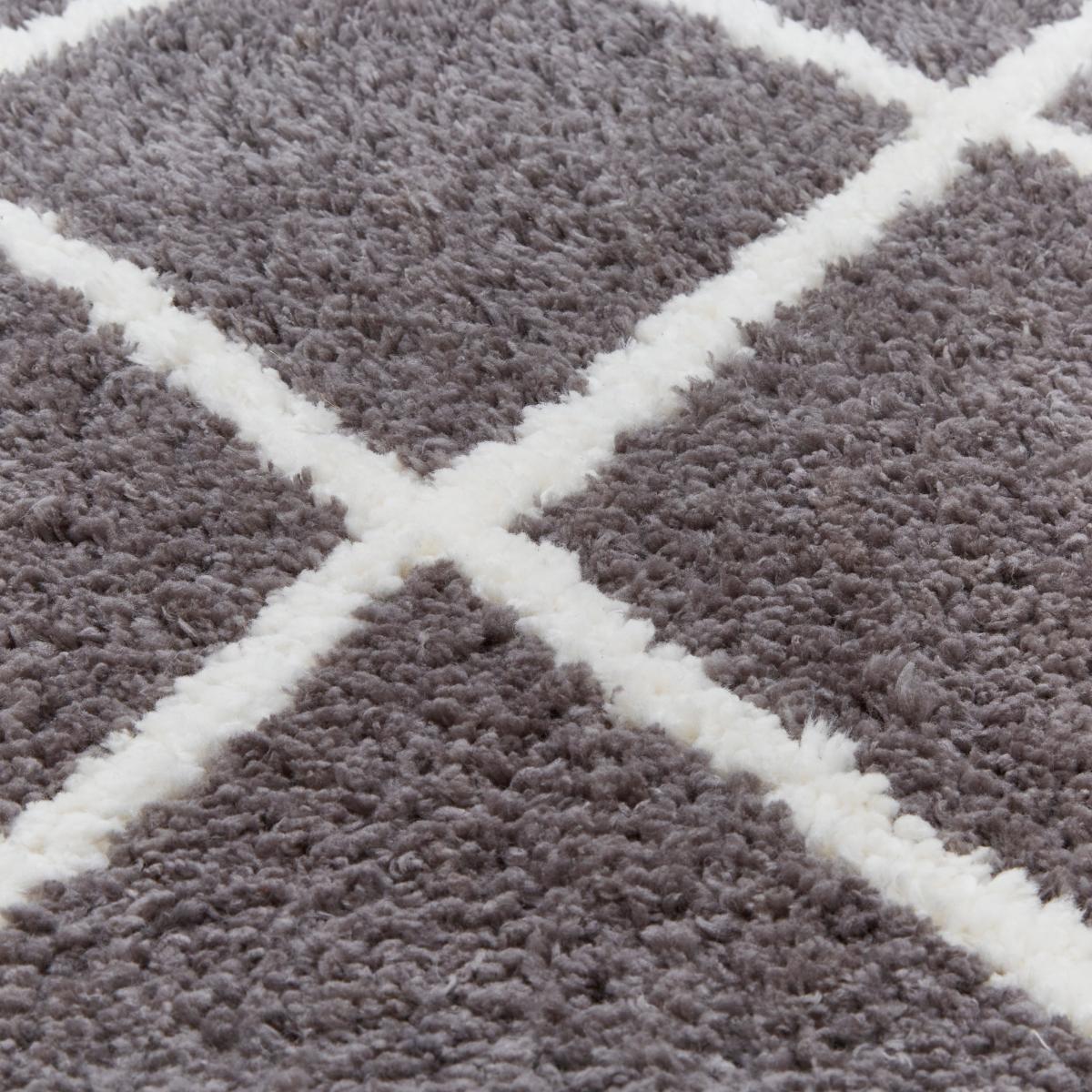 Diamond Berber Shaggy Rug – image 2