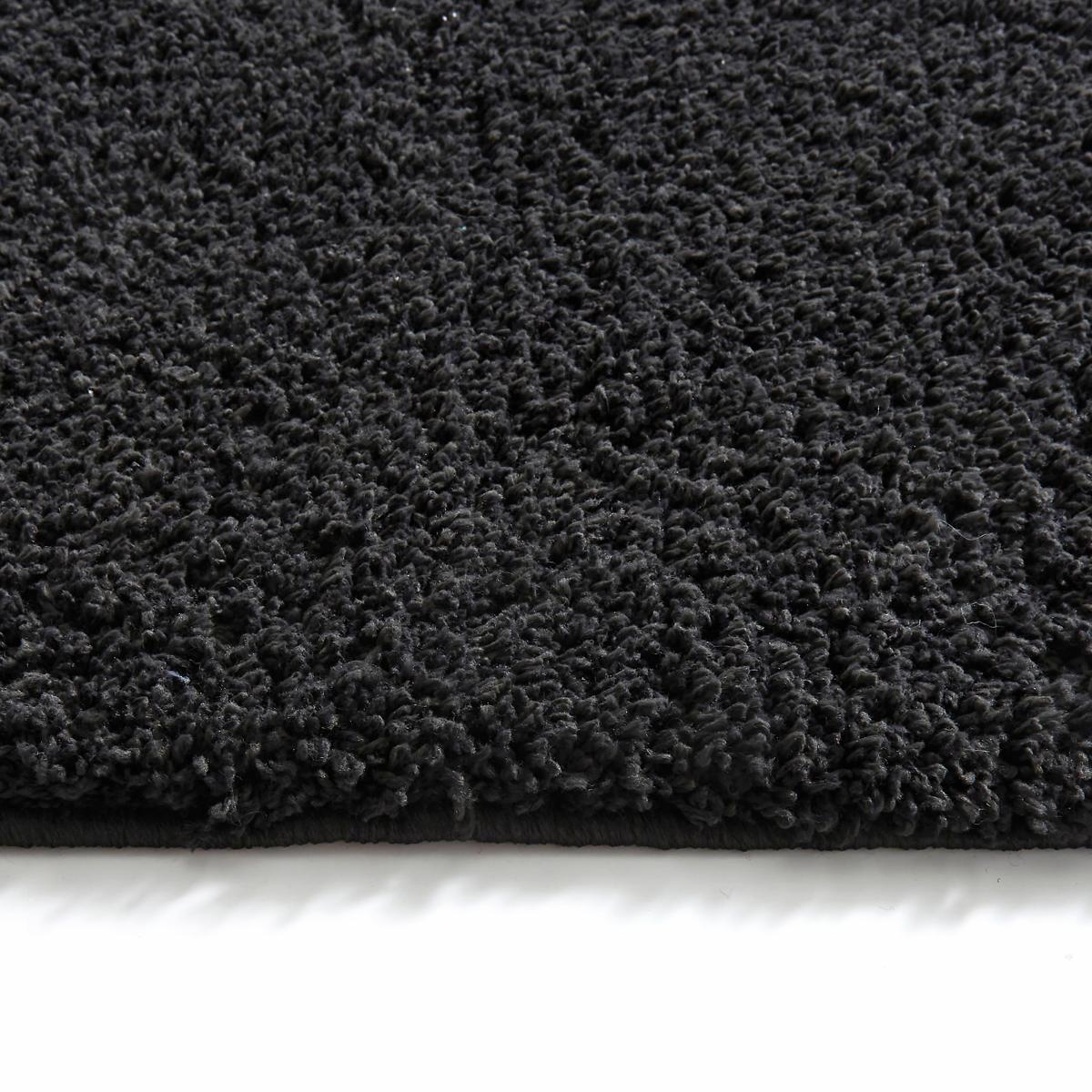 Washable Shaggy Rug Black – image 3