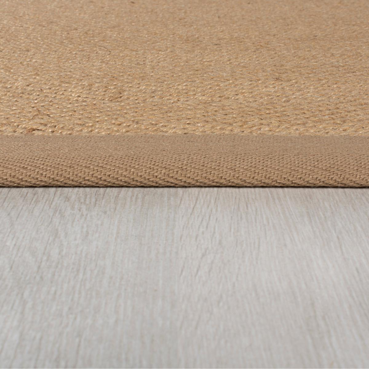 Herringbone Border Rug Herringbone Border Natural – image 4