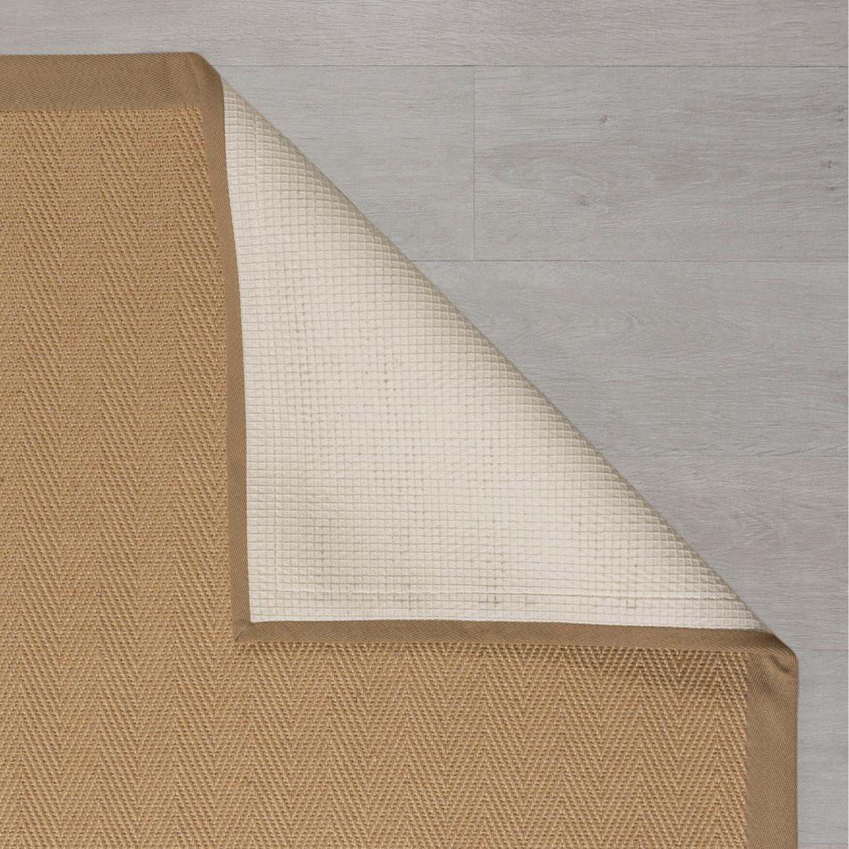Herringbone Border Rug Herringbone Border Natural – image 5