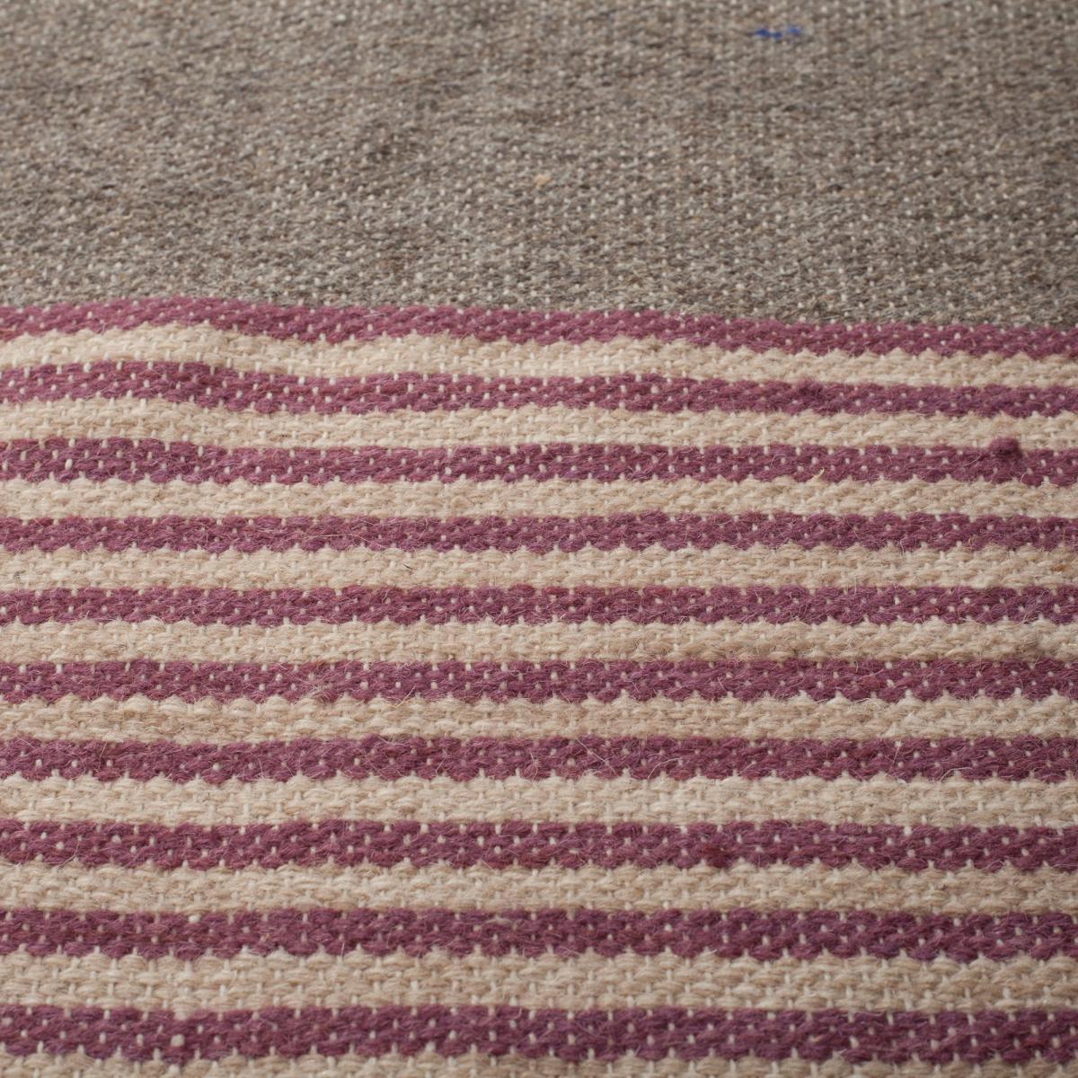 Perla Wool Mix Rug Pink, Brown and Black – image 3