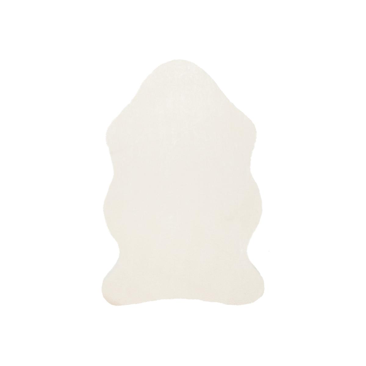 Supersoft Single Pelt Faux Fur Rug Supersoft Cream – image 1