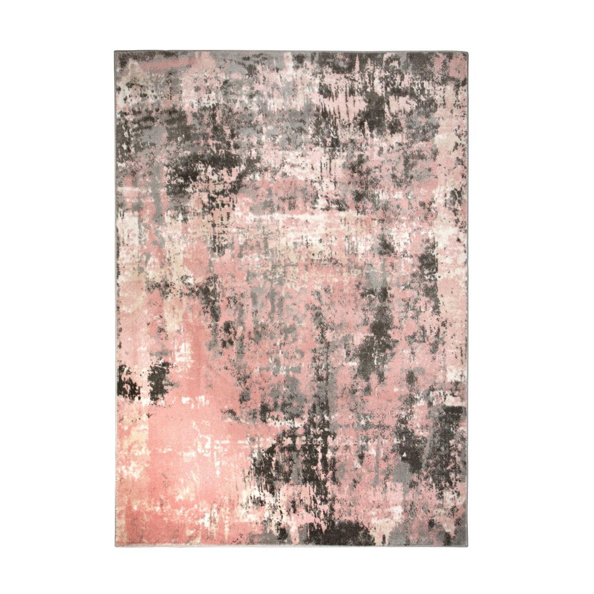 Fusion Abstract Blush Rug Blush, Grey and Black – image 2