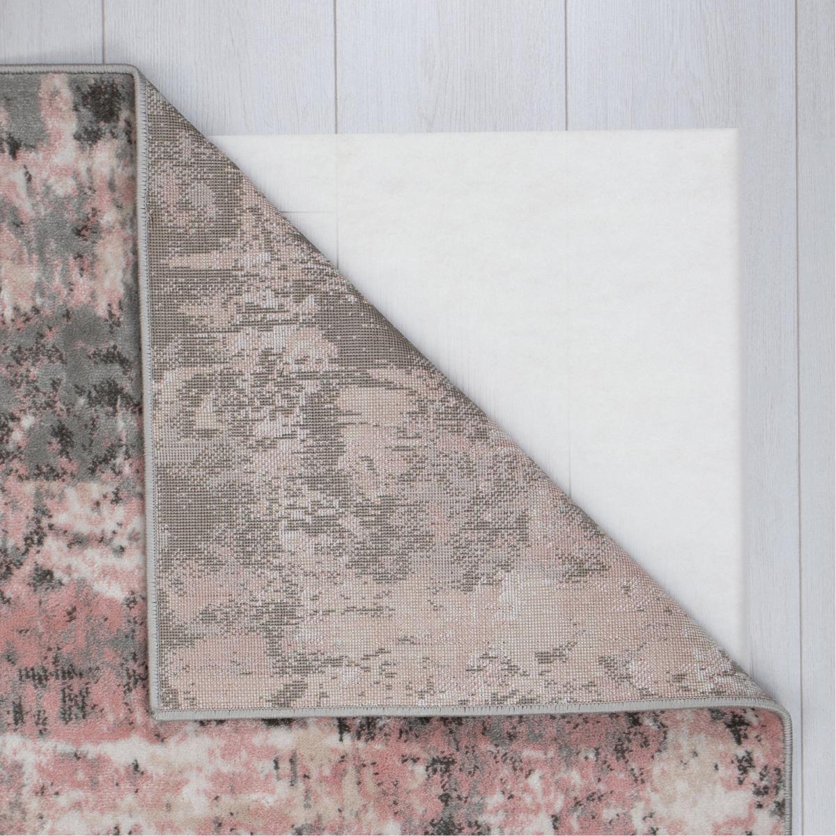 Fusion Abstract Blush Rug Blush, Grey and Black – image 4