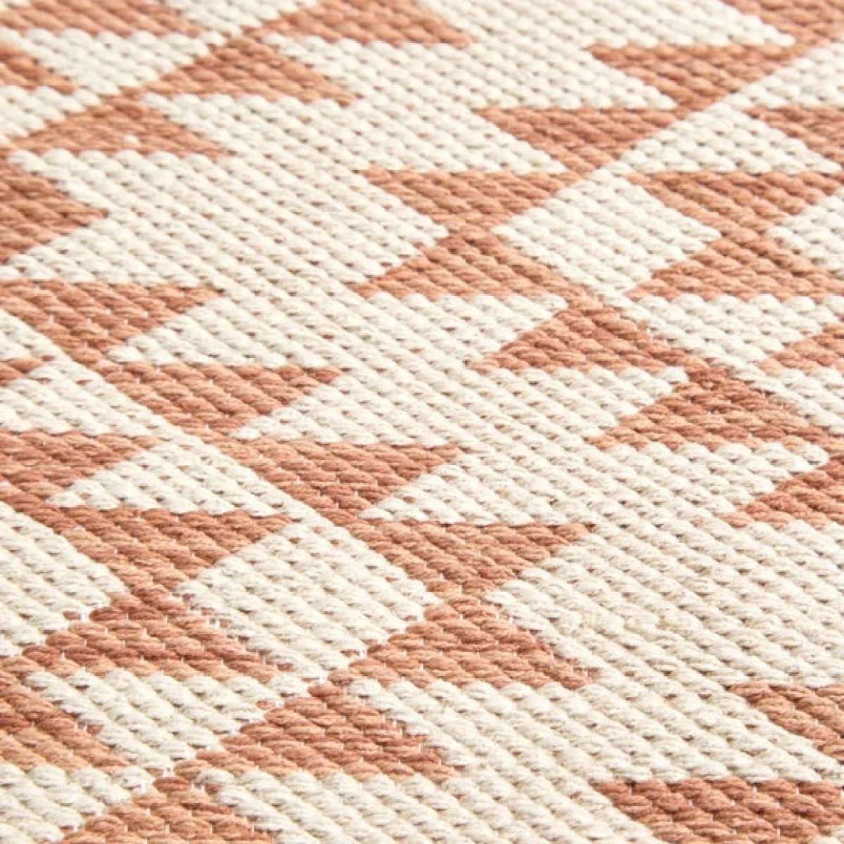 Cotton Jaquard Orange Scatter Rug – image 2