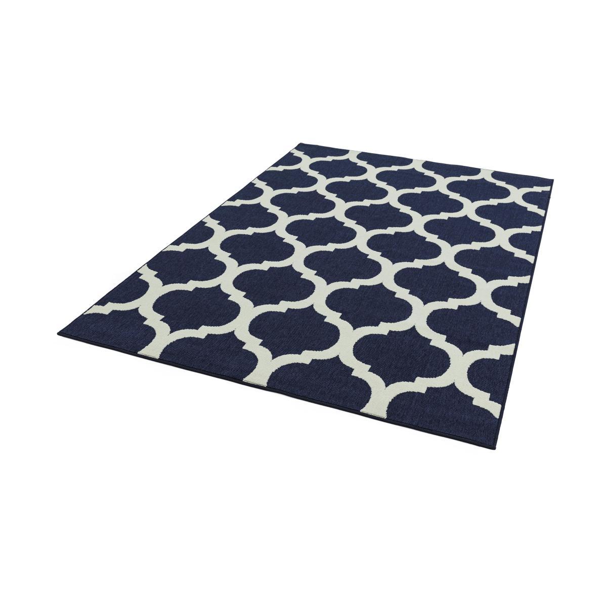 Antibes Blue Trellis Outdoor Rug - 200cm-x-290cm – image 5