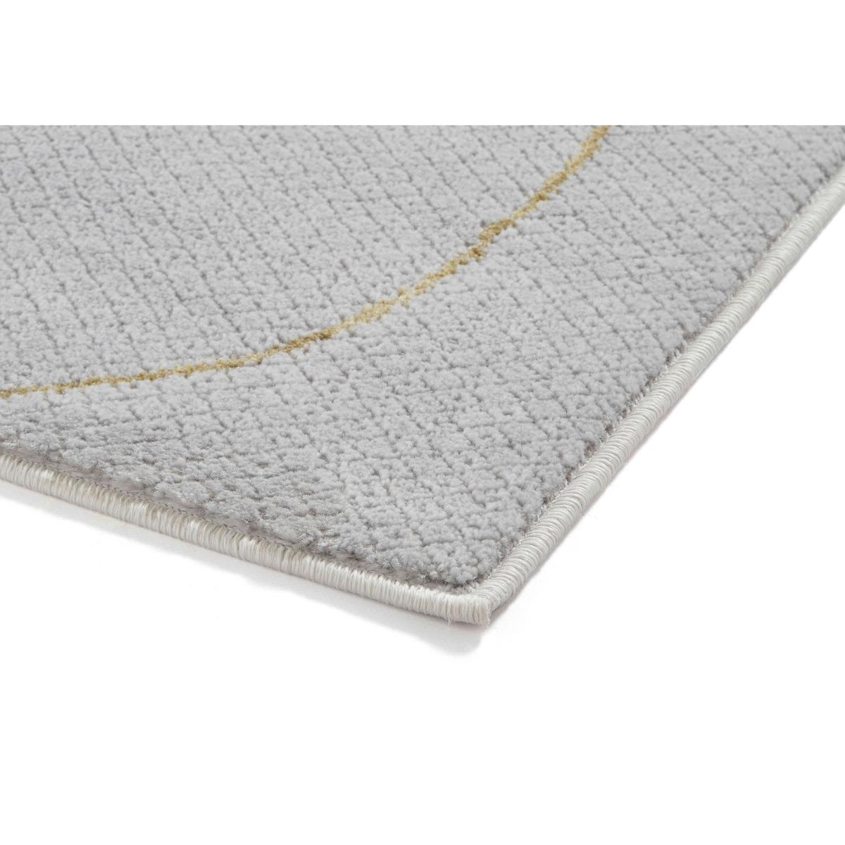 Juno Rug - 200cm-x-290cm - Gold & Grey – image 3