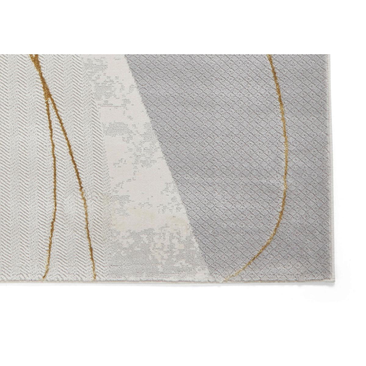 Juno Rug - 200cm-x-290cm - Gold & Grey – image 5