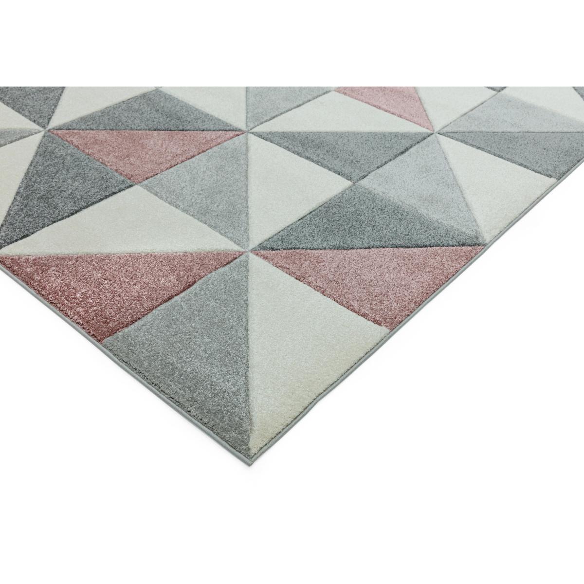 Sketch Cubic Pink Rug - 160cm-x-230cm – image 3