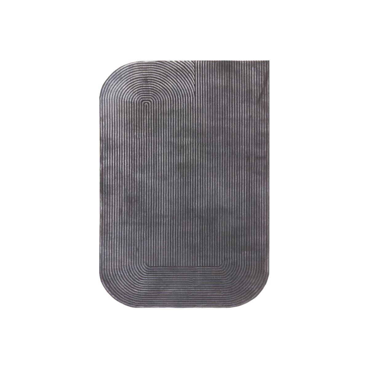 Kuza Shape Rug - 160cm-x-230cm - Black – image 1