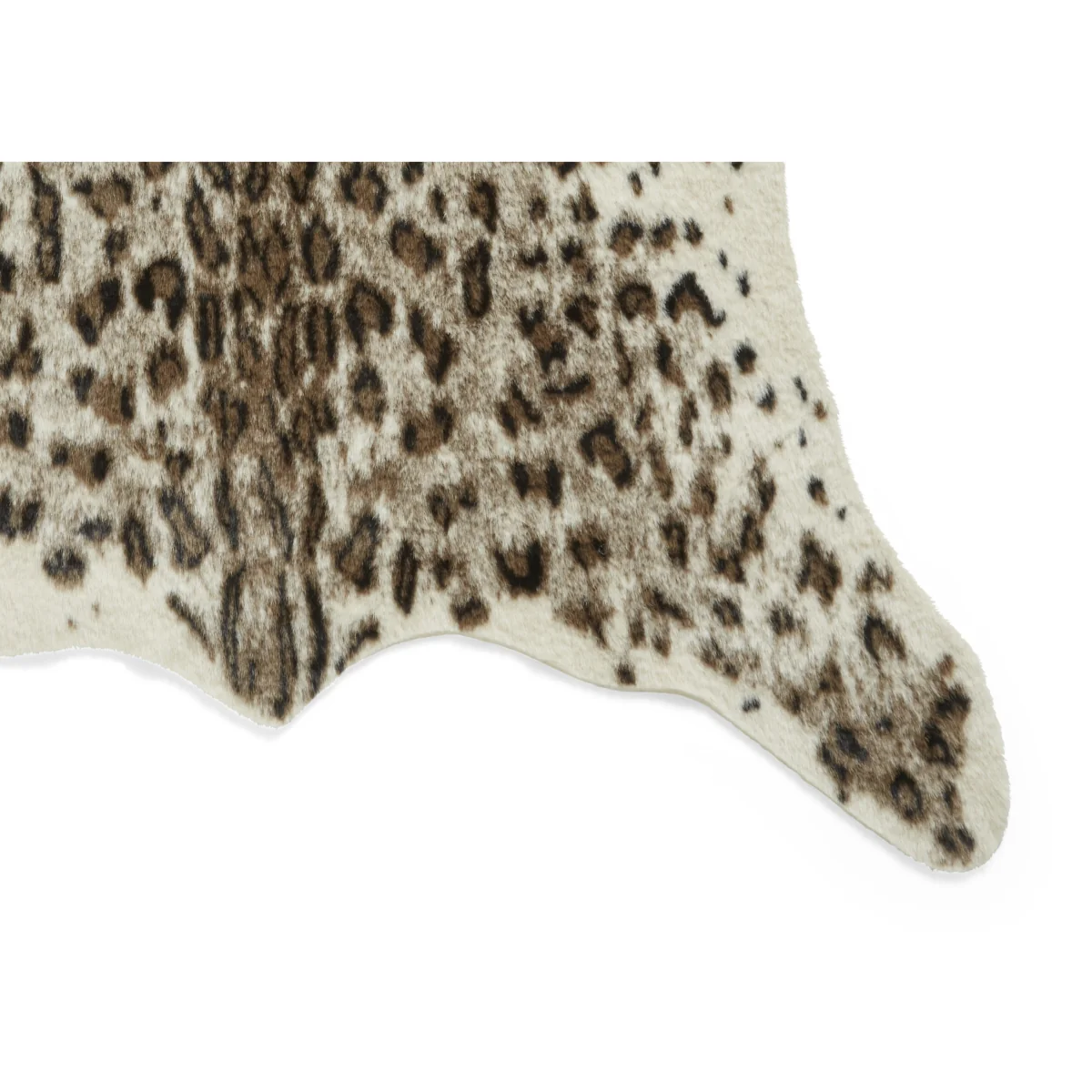Faux Fur Leopard Rug - 150cm-x-200cm – image 4