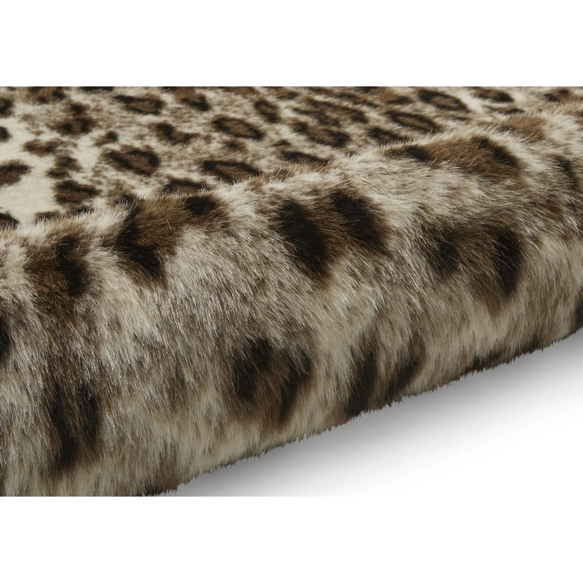 Faux Fur Leopard Rug - 150cm-x-200cm – image 5