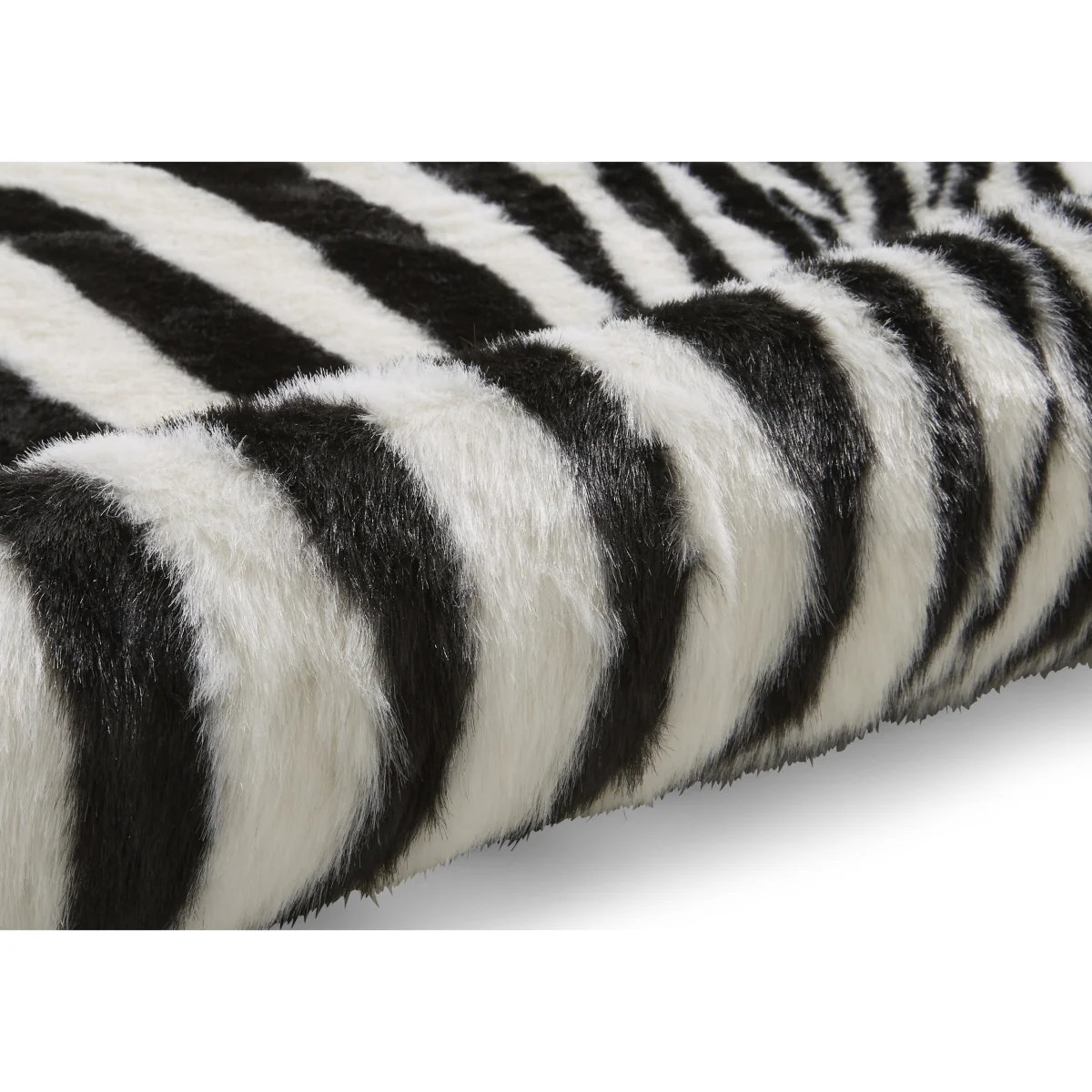 Faux Fur Zebra Rug - 180cm-x-240cm – image 5