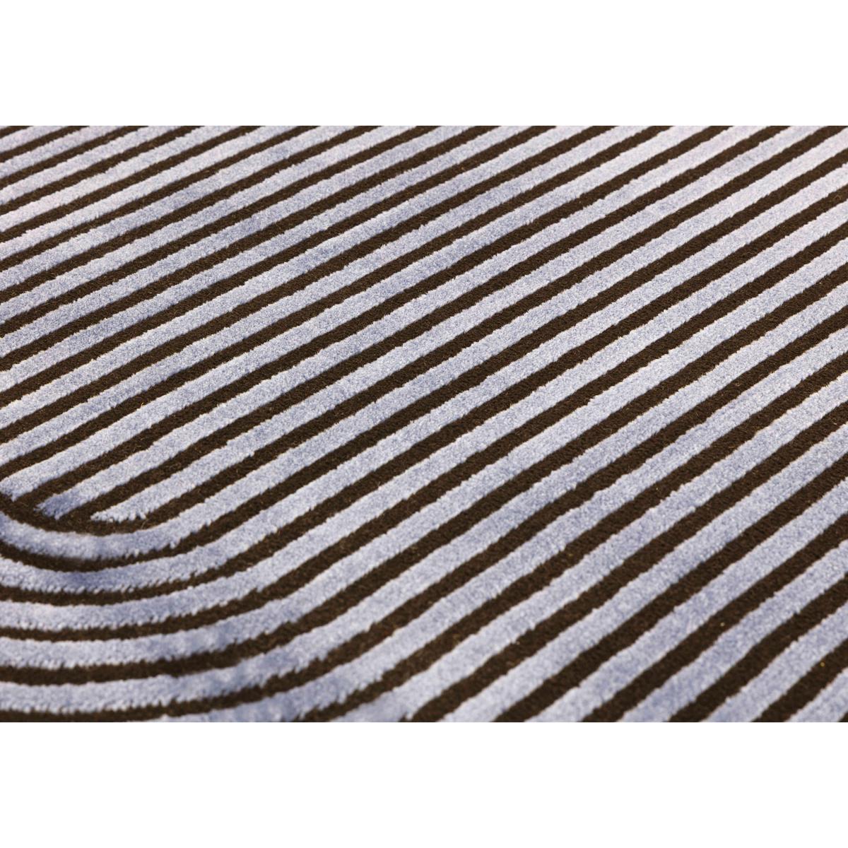 Kuza Shape Rug - 120cm-x-170cm - Silver – image 3