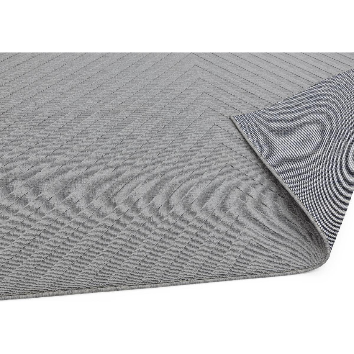 Antibes Light Grey Arrow Outdoor Rug - 80cm-x-150cm – image 3