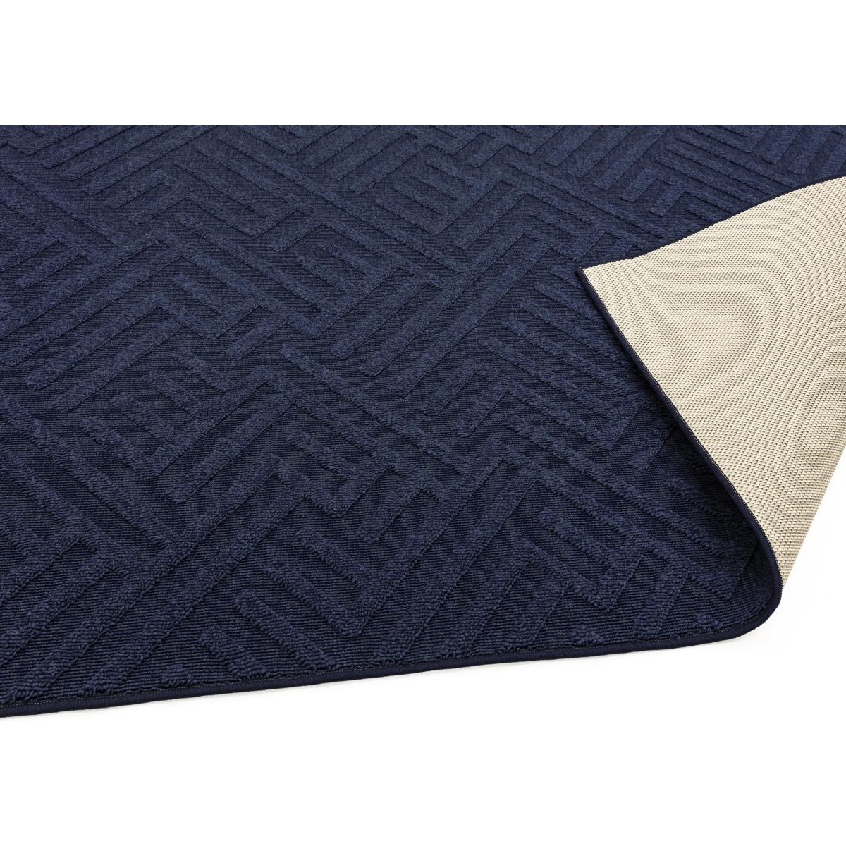 Antibes Blue Linear Outdoor Rug - 80cm-x-150cm – image 3