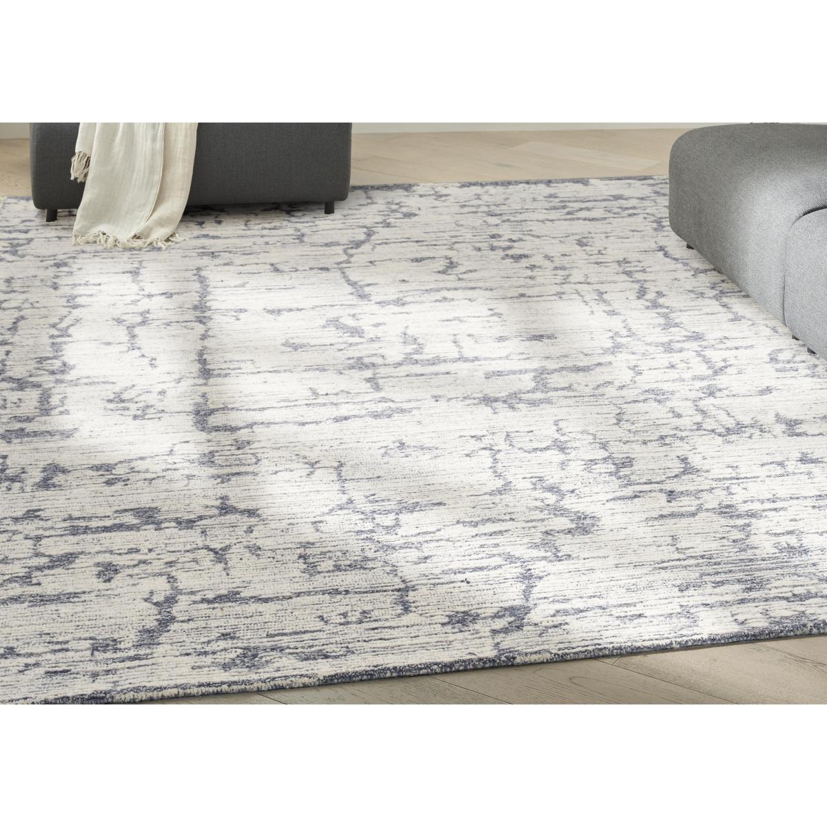 Calvin Klein Sculptural Blue Rug - 250cm-x-366cm – image 2