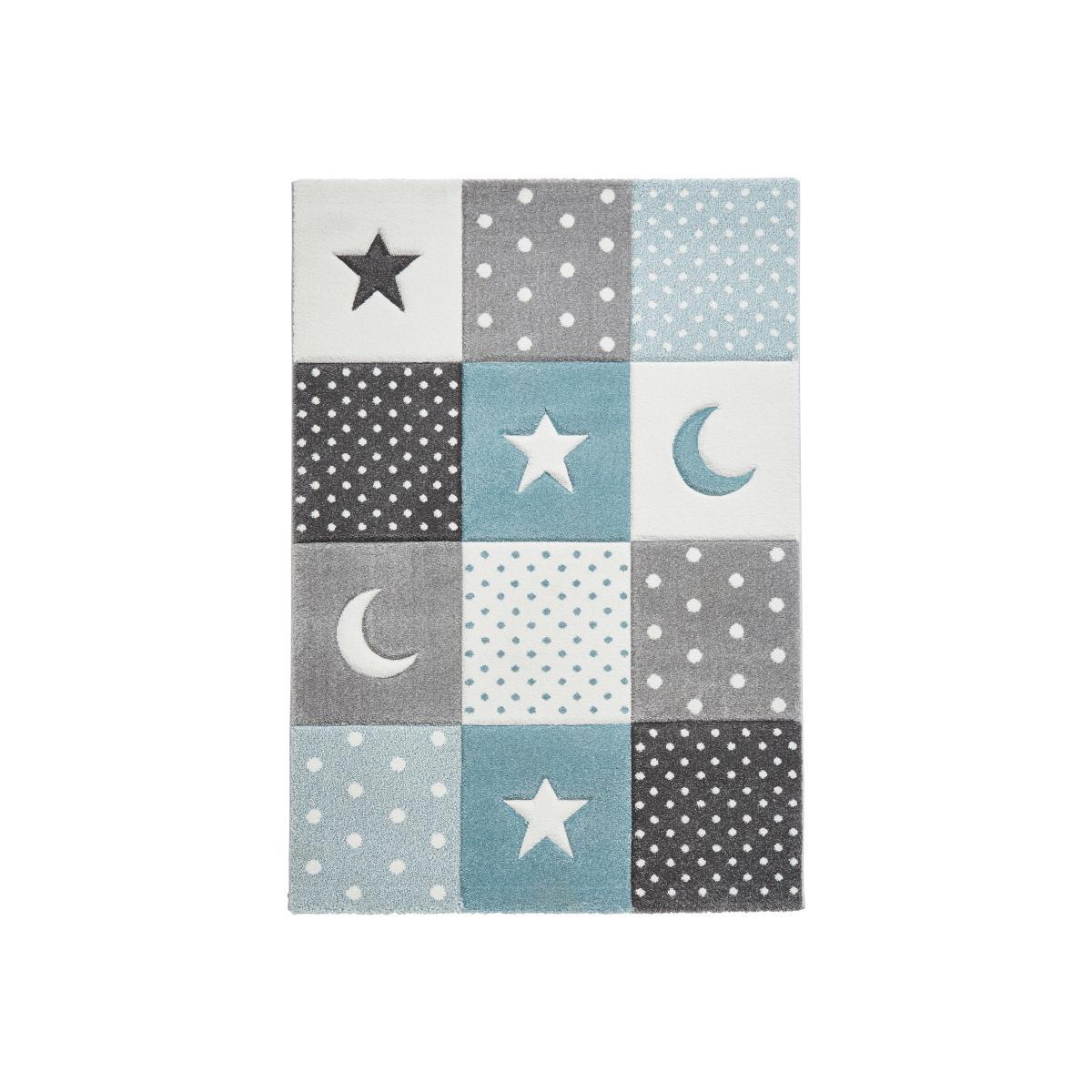 Star Children's Blue Rug - 80cm-x-150cm – image 1