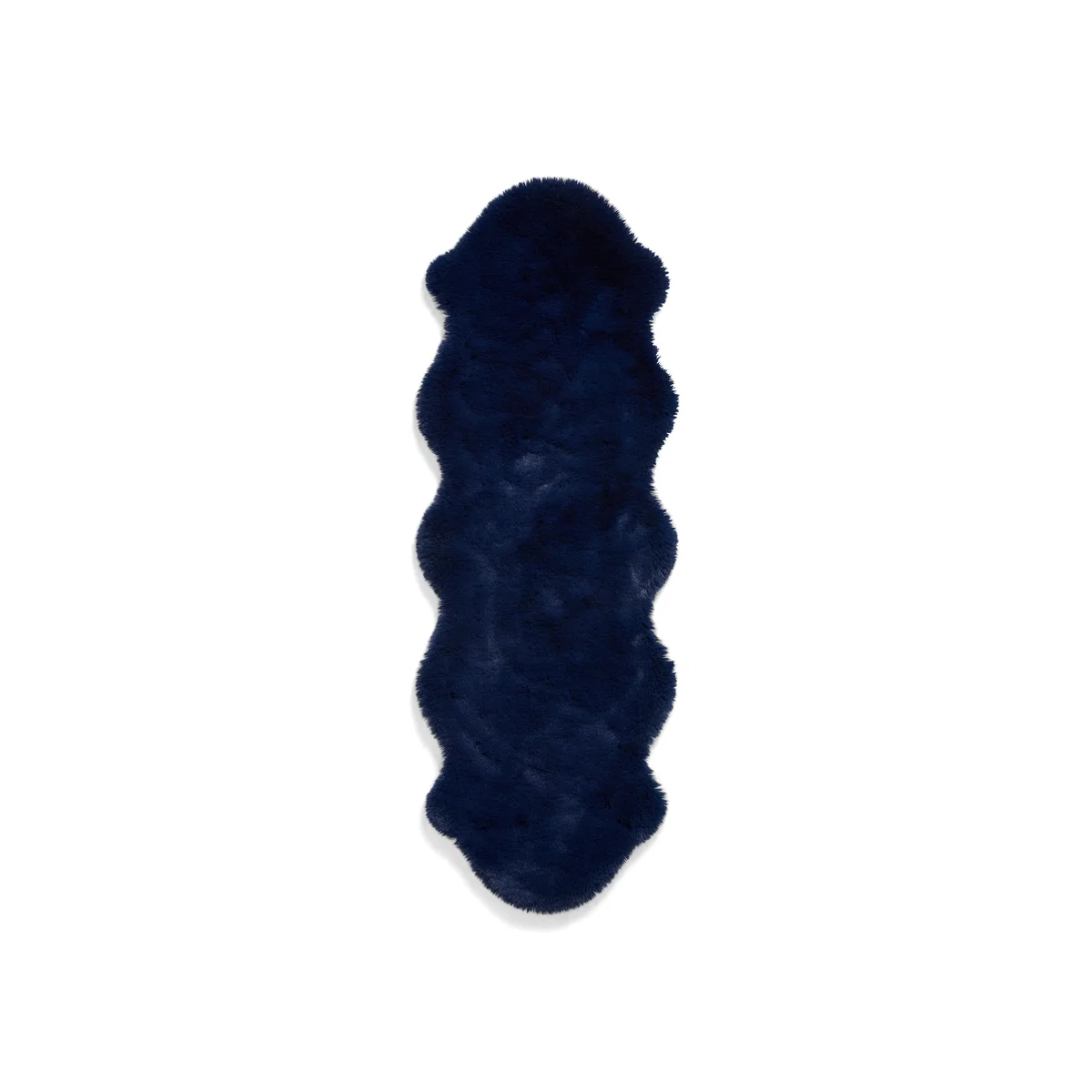 Teddy Double Sheepskin Rug - Navy – image 1