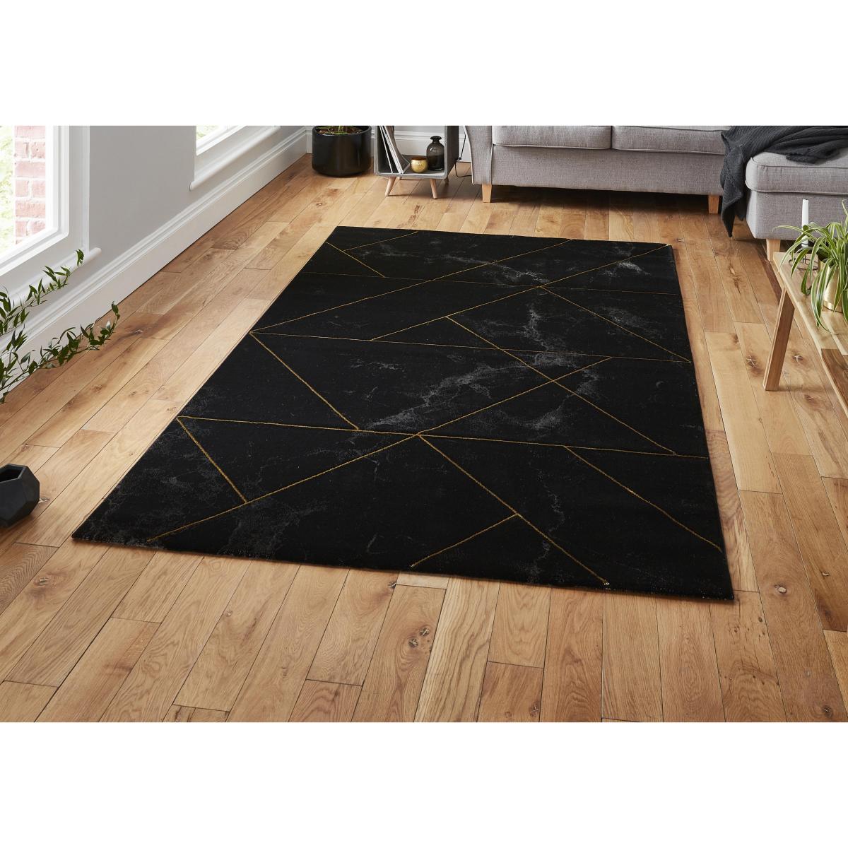 Craft Rug - 160cm-x-220cm - Gold & Grey – image 2