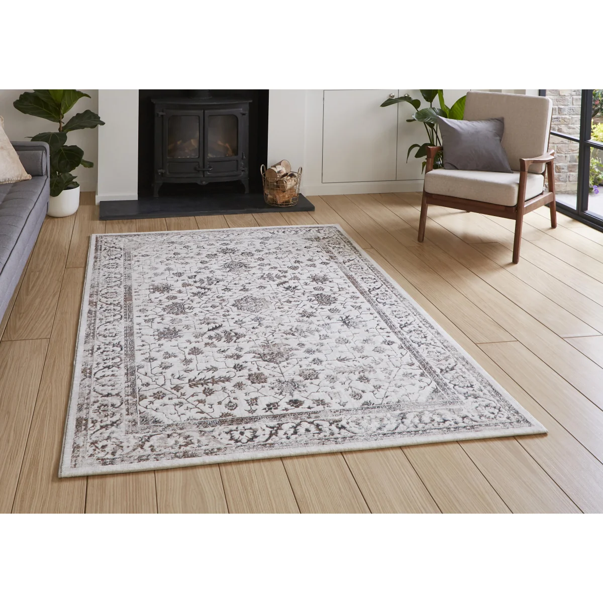 Rosalie Rug - 120cm-x-170cm - Grey Gold – image 2