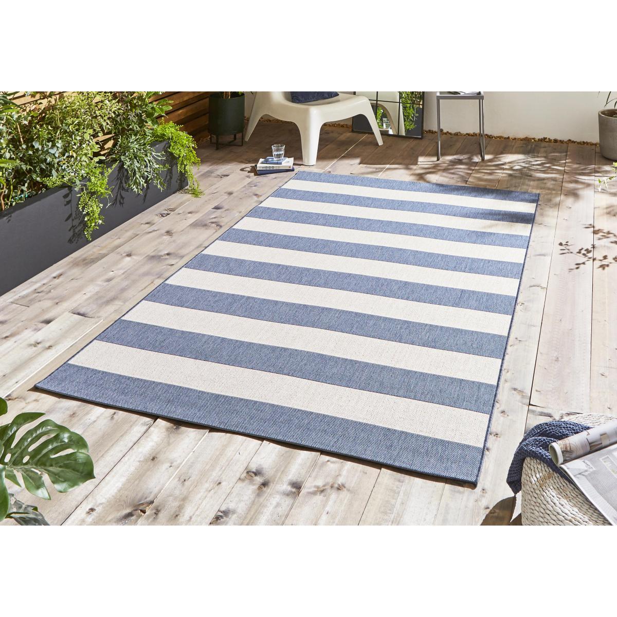 Santa Monica Striped Outdoor Rug - 200cm-x-290cm – image 2