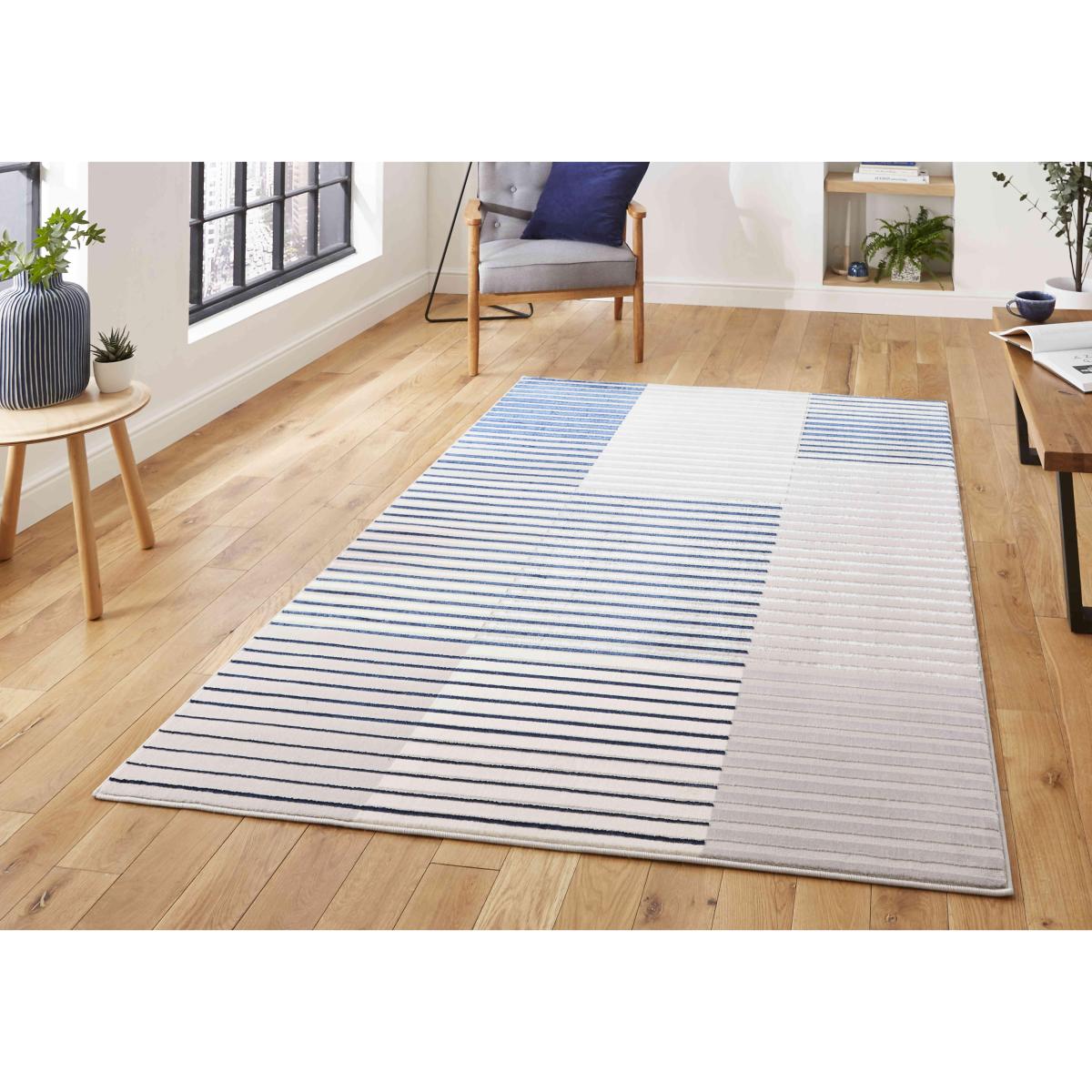 Linea Rug - Grey Ivory – image 2