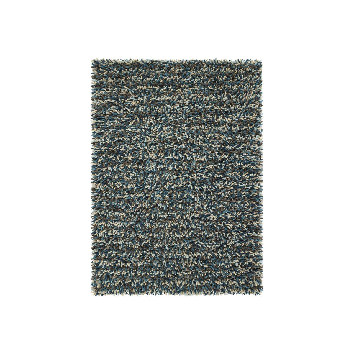 Rocks Shaggy Rug - 120cm-x-170cm - Blue – image 1