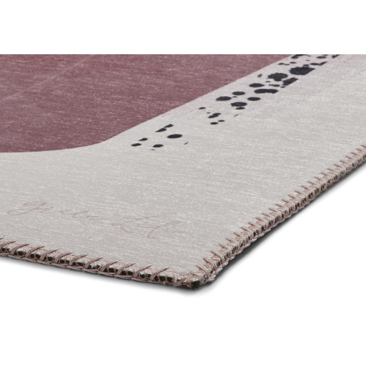Michelle Collins Abstract Art Rose and Crimson Rug - 150cm-x-230cm – image 4