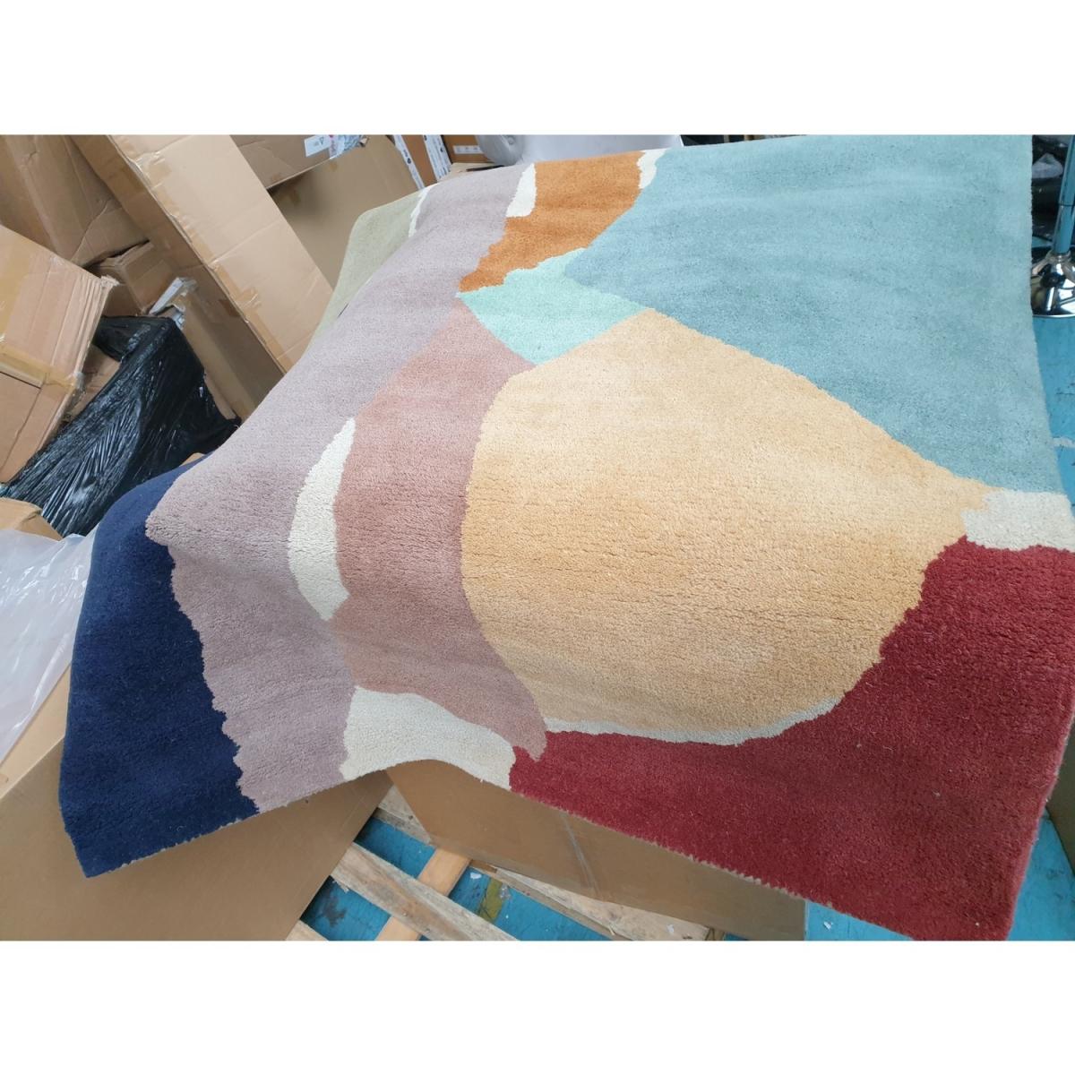Reef Abstract Multi Coloured Rug - 120x170cm – image 4