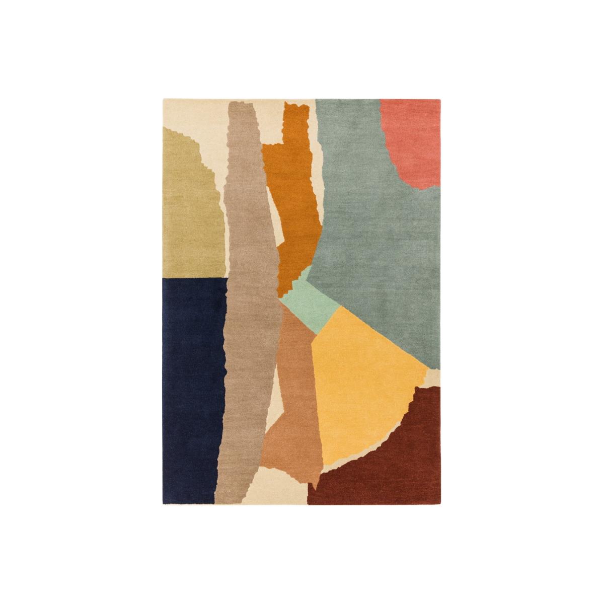 Reef Abstract Multi Coloured Rug - 120x170cm – image 1