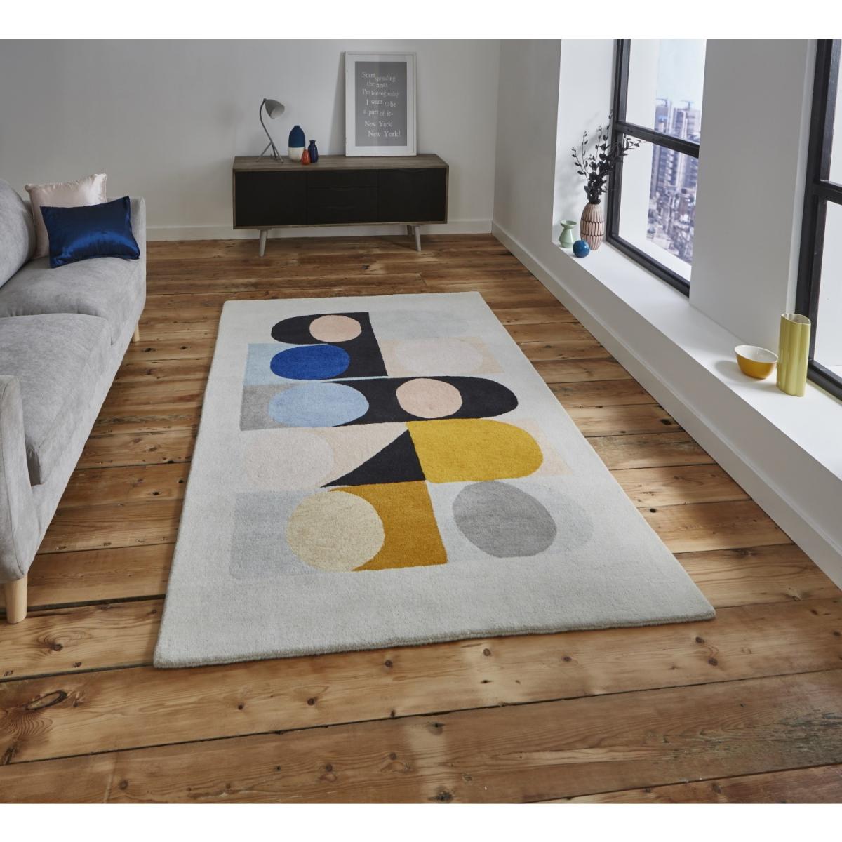 Inaluxe Jazz Flute Multi Coloured Patterned Rug - 170x120cm – image 3