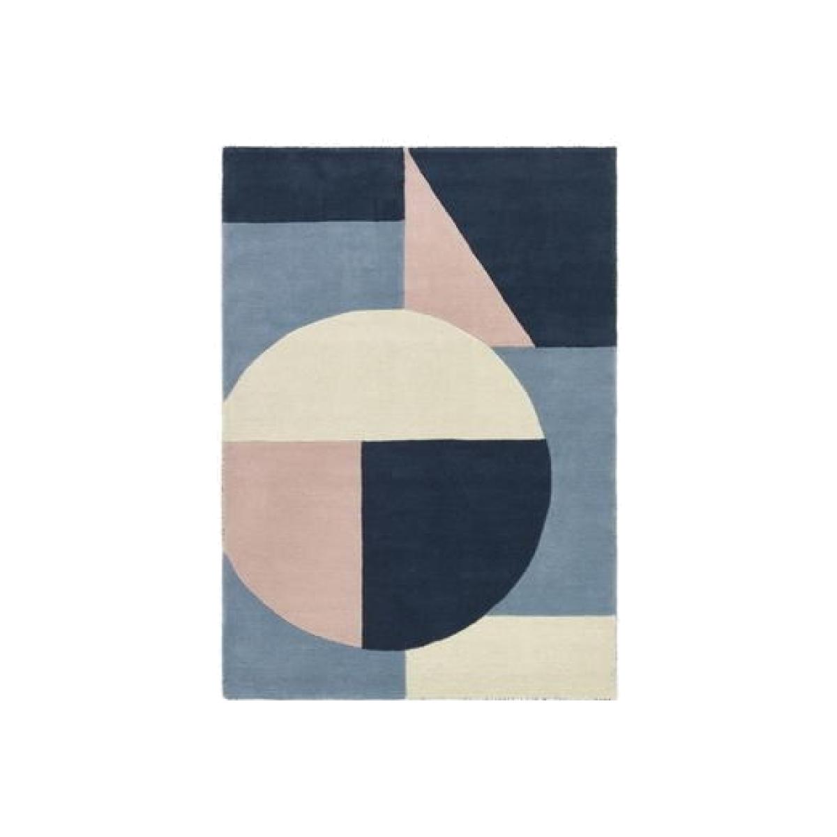 Horizon Multi Coloured Rug with Geometric Patterns - 120x170 cm – image 1