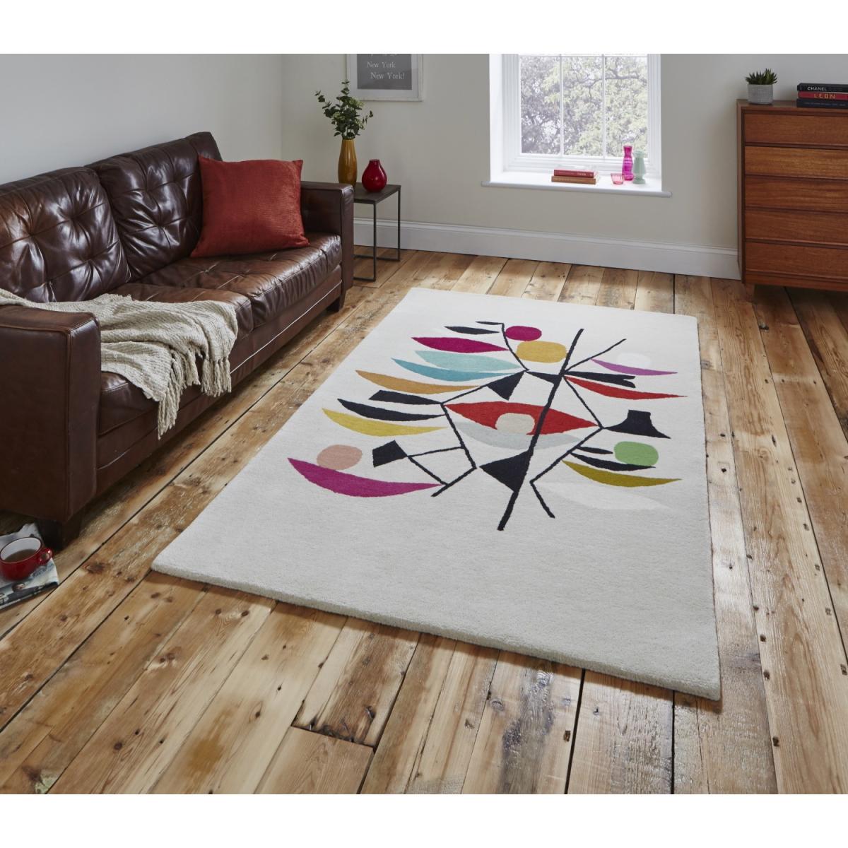 Inaluxe Shipping Multi Coloured Patterned Rug - 120x170cm – image 2