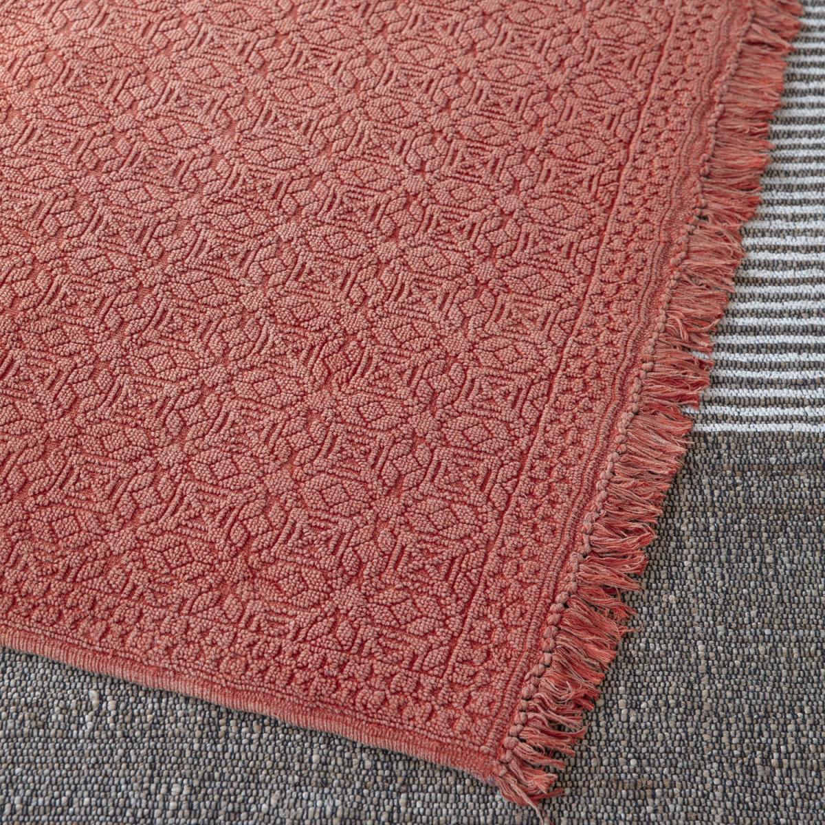 Caspian House Hand Crafted Burnt Orange Rug - 120 x 170 cm – image 2