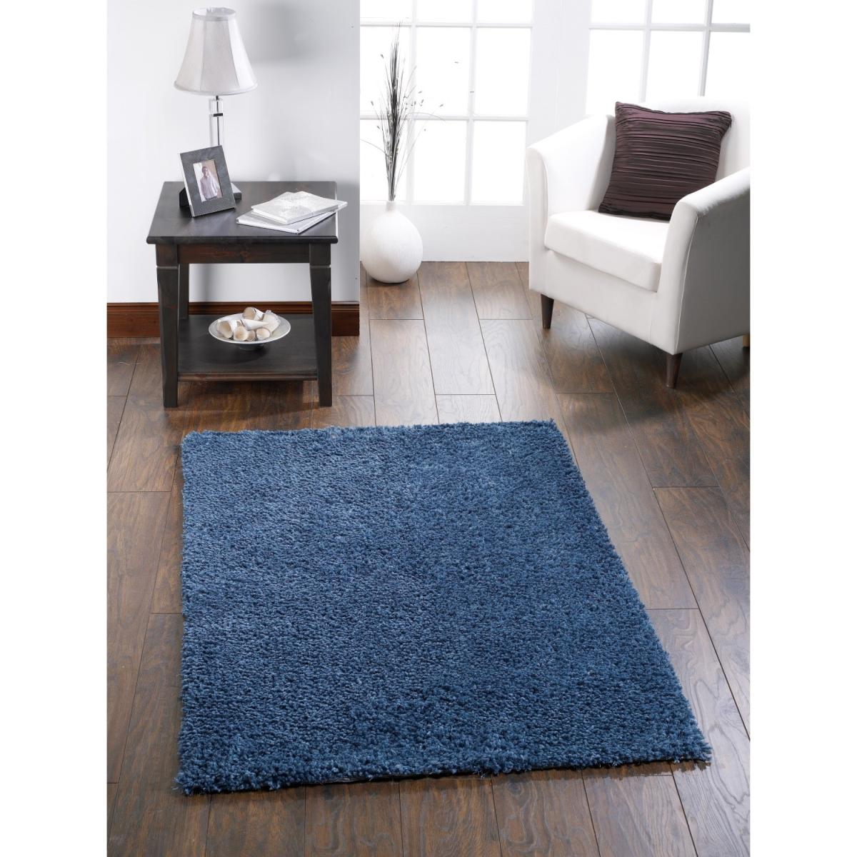 Teal Shaggy Rug - 110 x 160cm - Chicago – image 3