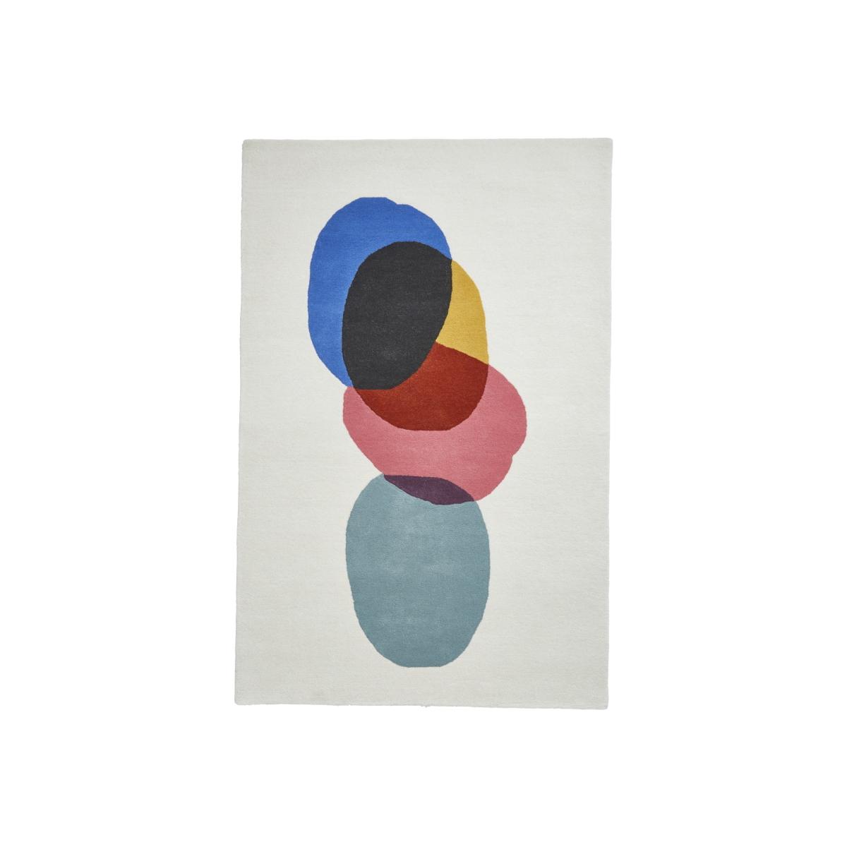 Inaluxe Transmission Multi Coloured Patterned Rug - 120x170cm – image 1