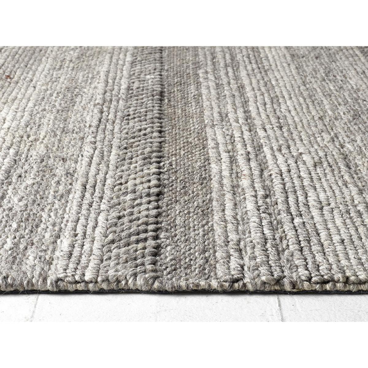 Chunky Knit Runner Rug in Natural Grey - 67x200cm - Ripley – image 3