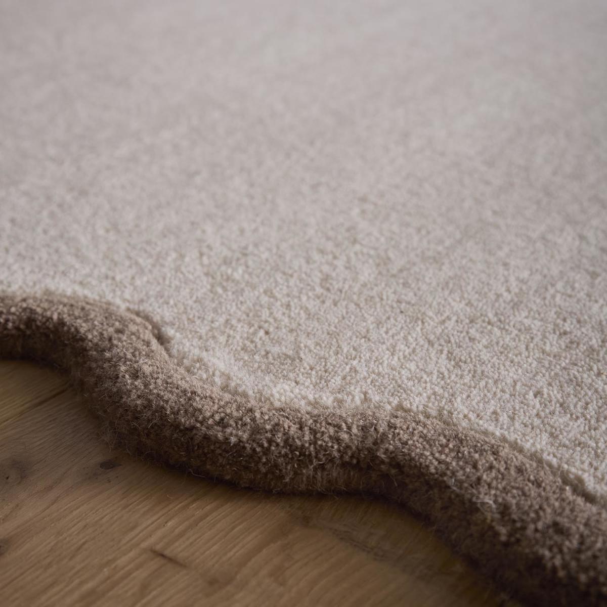Scalloped Natural Rug - 230 x 160 cm - Elsie - Origins – image 4