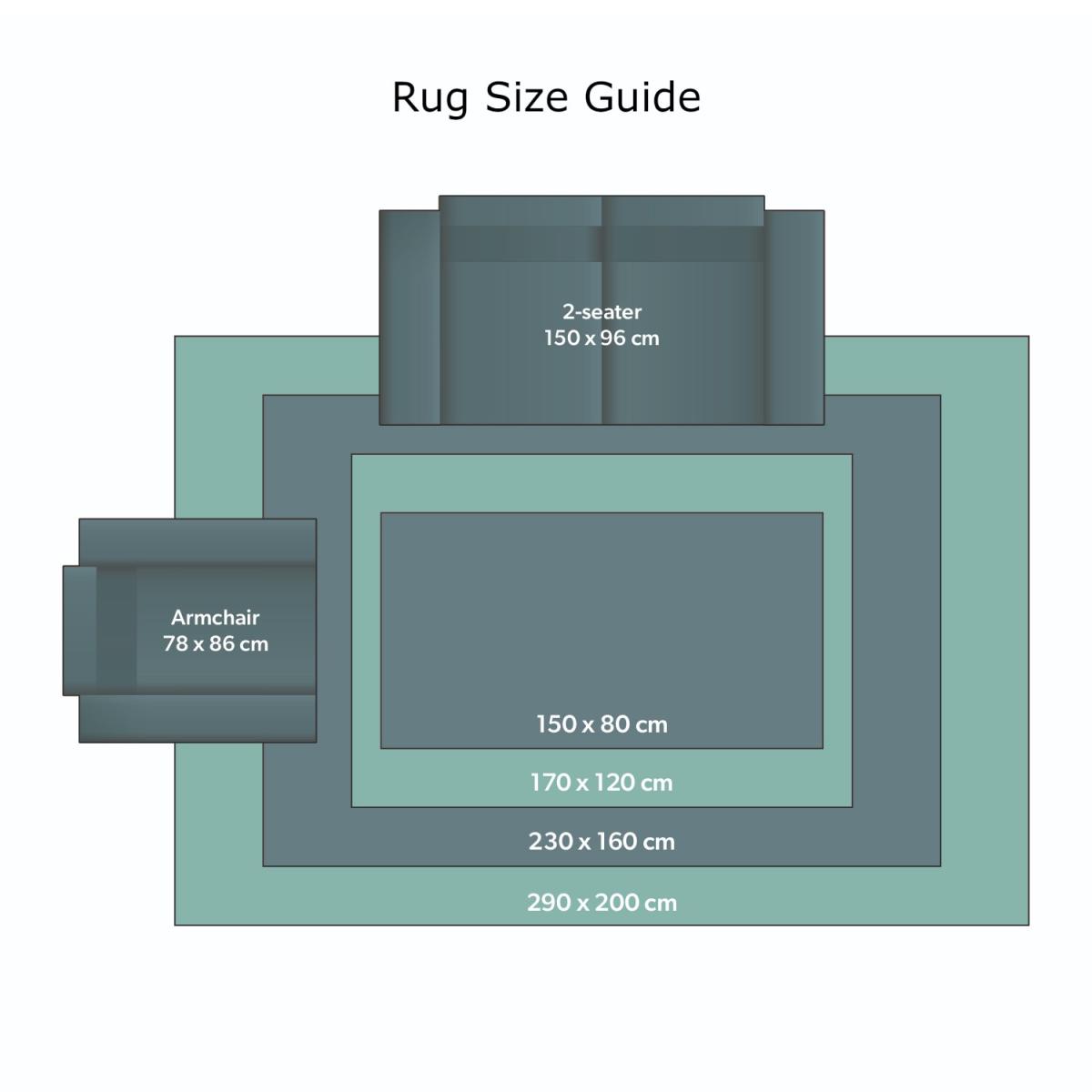Small Teal Vintage Rug - Iglezia – image 3