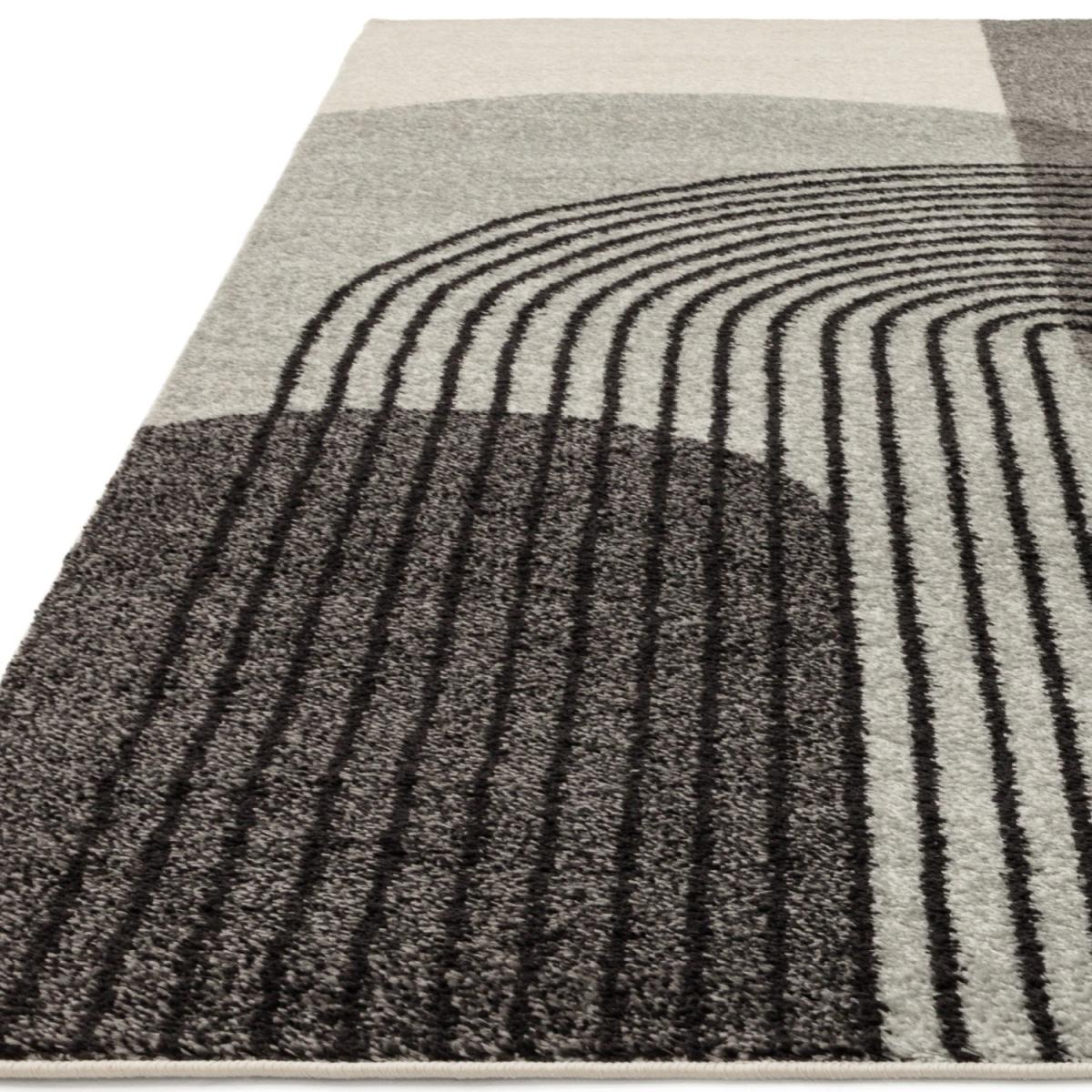Grey Retro Rug - 120 x 170 cm - Muse – image 2