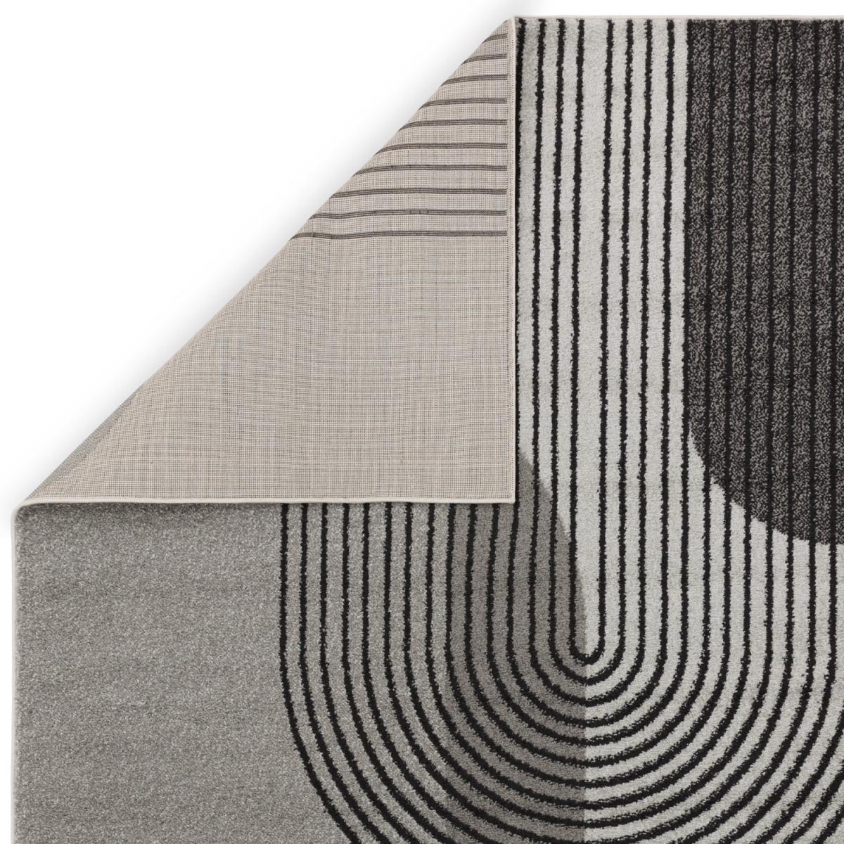 Grey Retro Rug - 120 x 170 cm - Muse – image 4