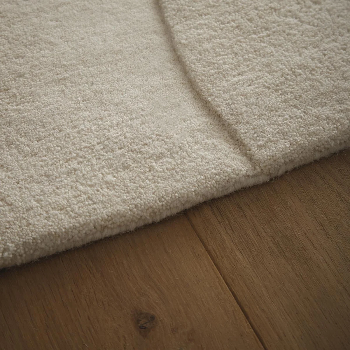 Hand Carved Abstract Beige Rug - 170 x 120 cm - Boulder - Origins – image 4