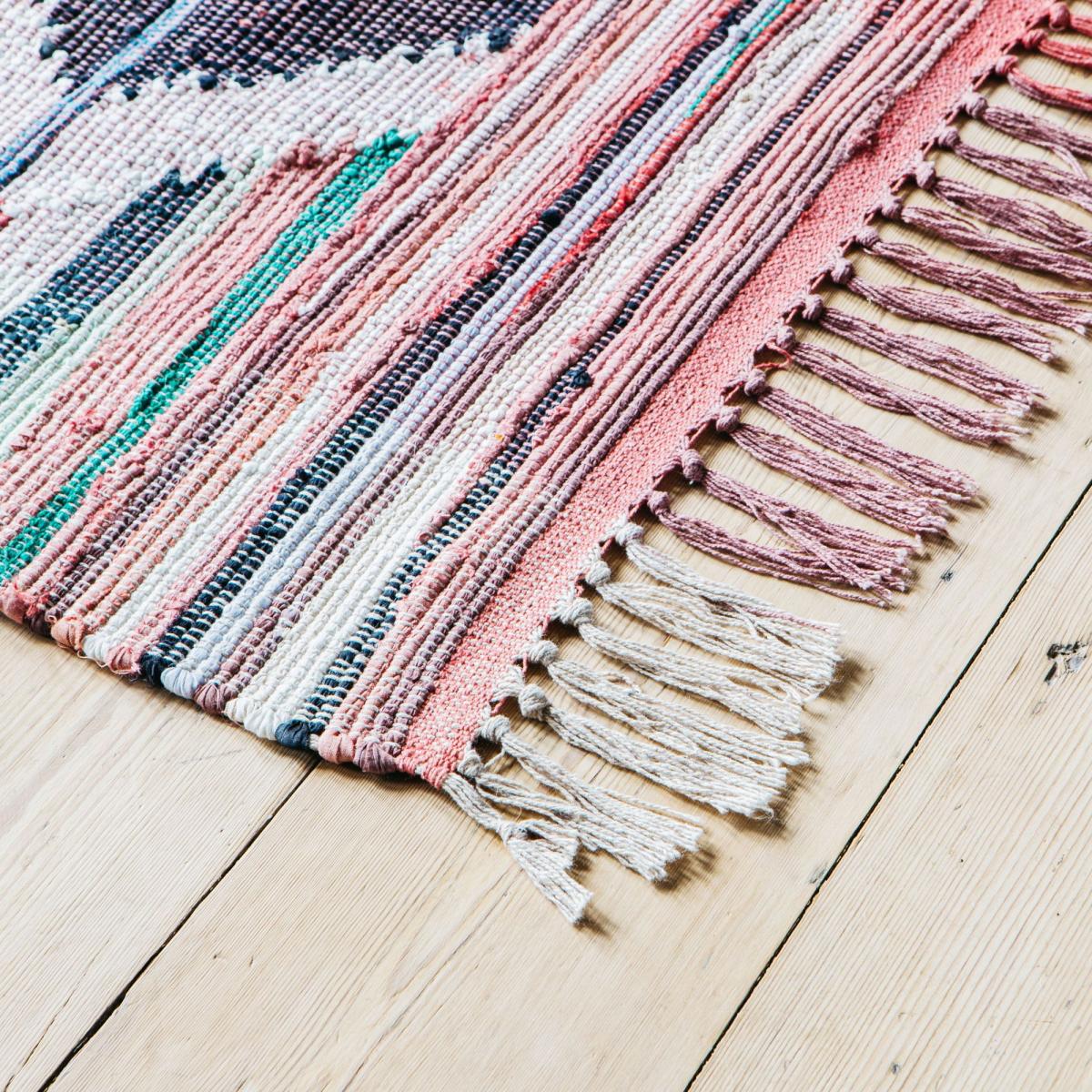 Karim Large Recycled Cotton Rug – image 2