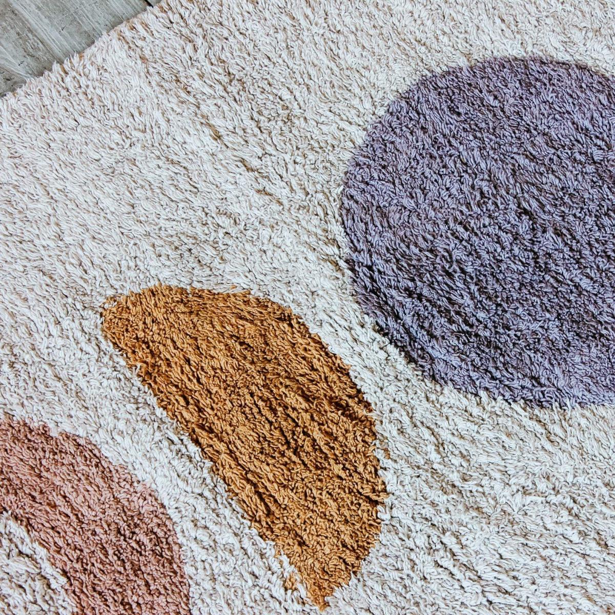 Abstract Moon Tasselled Rug – image 3