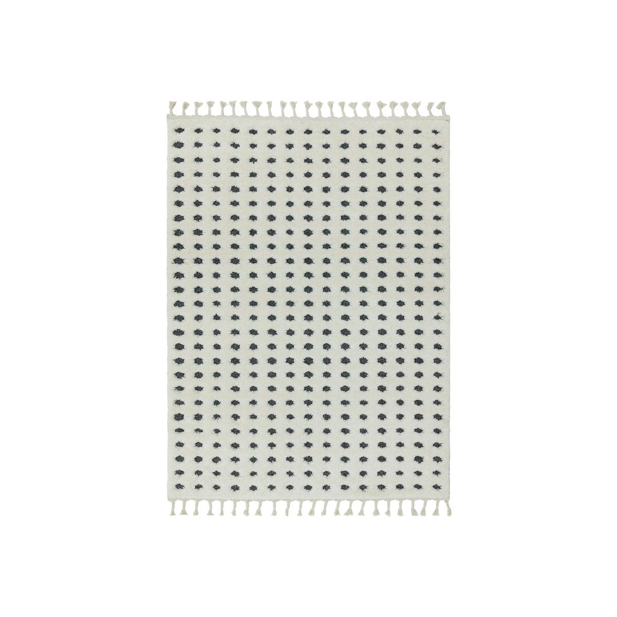 Asiatic Ariana Modern Spot Rectangle Rug - 80x150cm - White