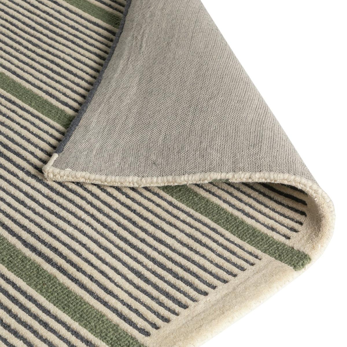 Habitat Industrial Stripe Green Pile Rug - 230x160cm – image 5
