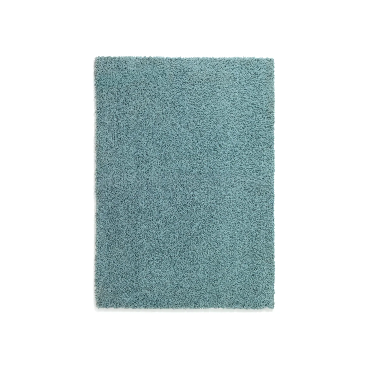 Habitat Recycled Cosy Plain Shaggy Rug - 80x150cm - Blue